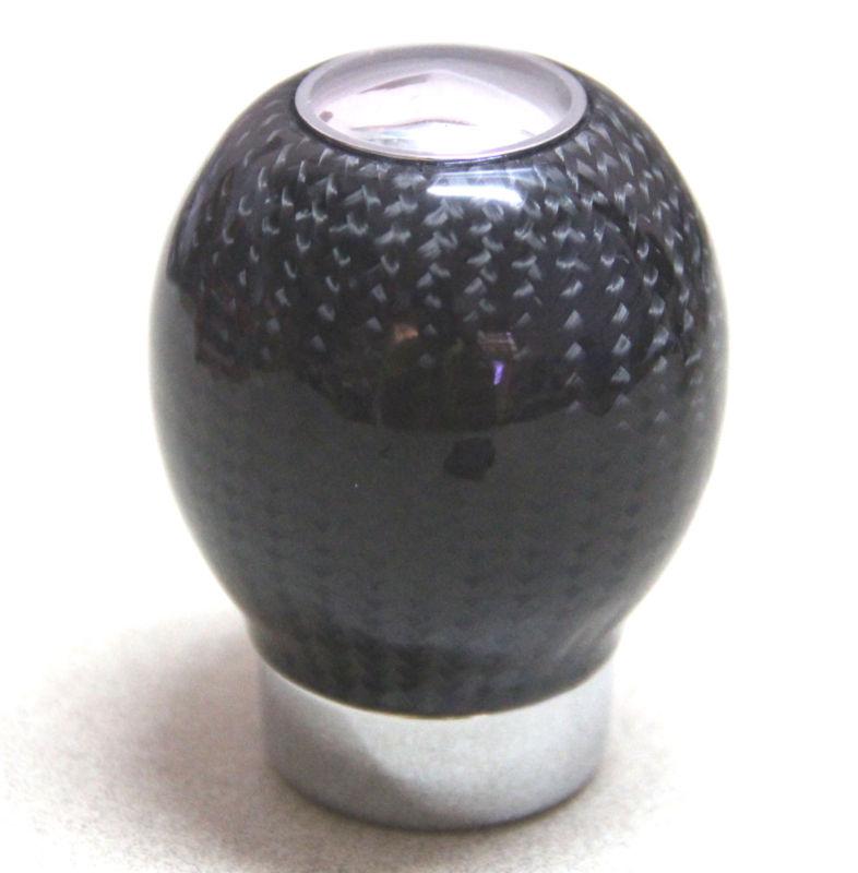 Universal carbon fiber car interior gear shift knob manual car accessories black