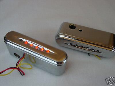 Sequential yellow  led turn signals front  4 mc