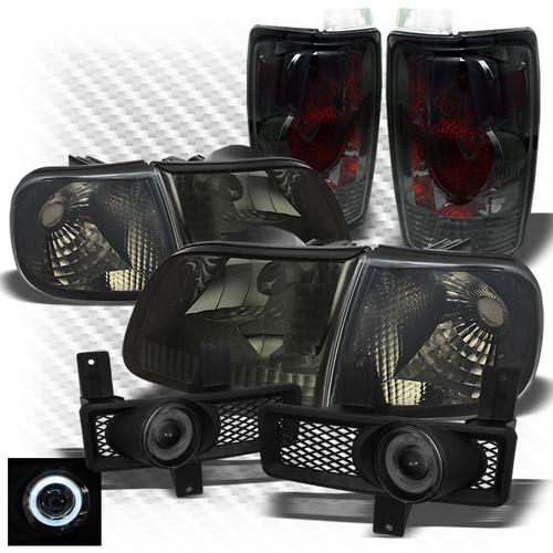 97-98 expedition smoked headlights + altezza tail lights + projector fog lights