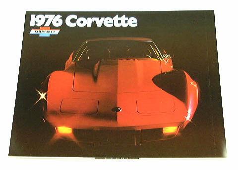 1976 76 chevrolet chevy corvette brochure stringray 