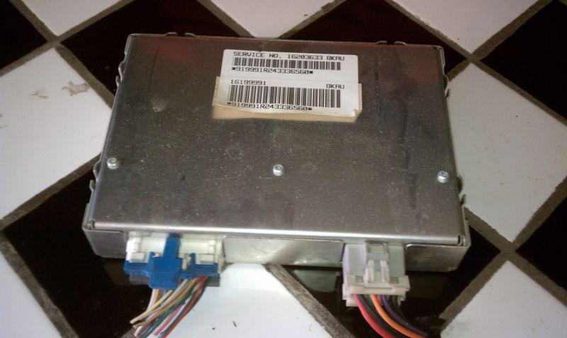 1995 monte carlo abs control module oem  / grand prix / lumina car - 16199991