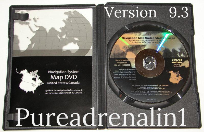 2010 2011 buick enclave cx cxl awd fwd suv sport 3.6l navigation map cd dvd 9.3 