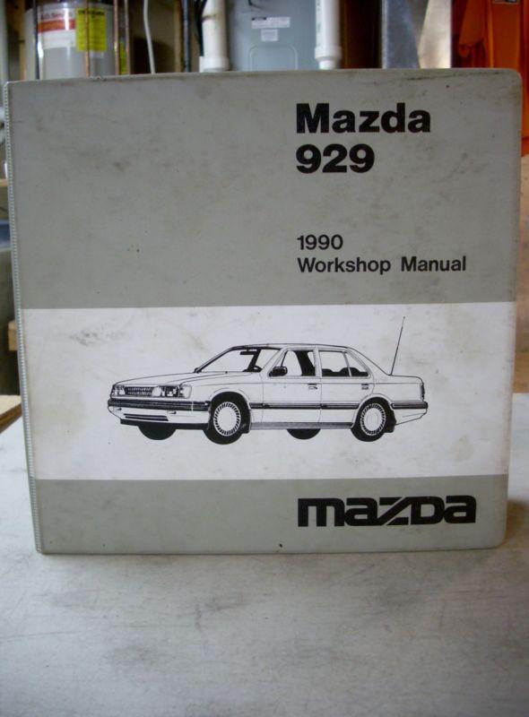 1990 90 mazda 929 929s workshop shop service repair manual book