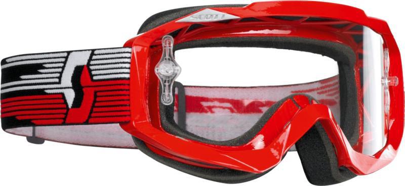 Scott usa hustle goggles red/clear lens