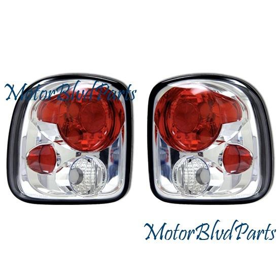 99-04 sierra / silverado stepside tail lights rear brake lamps pair