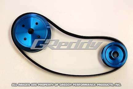 Greddy duralumin pulley kit for 93-95 mazda rx-7 13b-rew fd3s 13542101