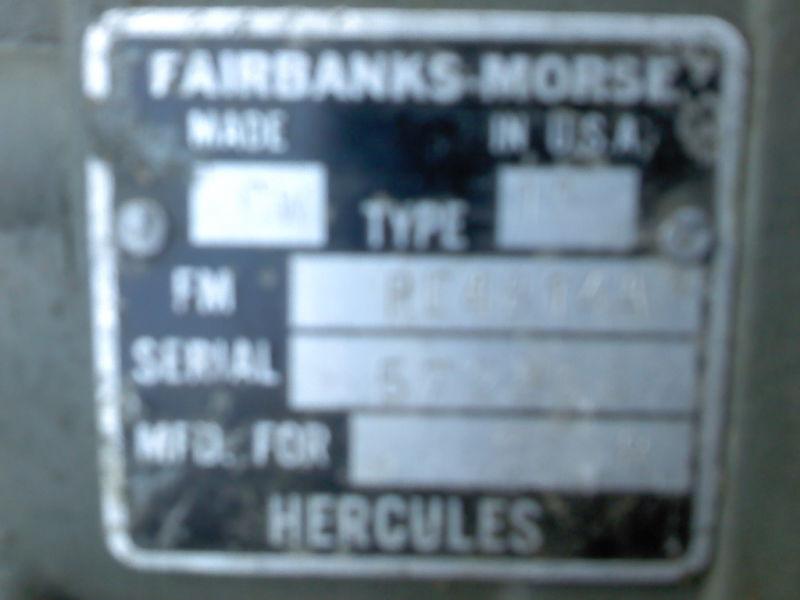 Fairbanks morse magneto 