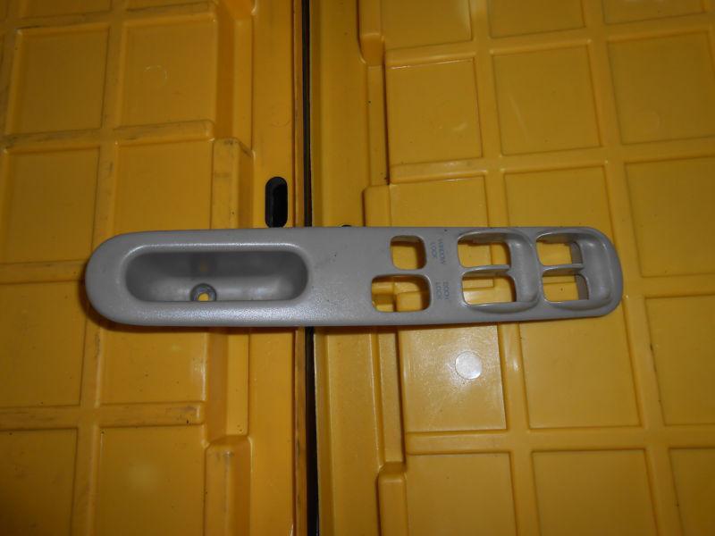 94 98 mitsubishi galant left driver window master switch bezel door trim tan c64