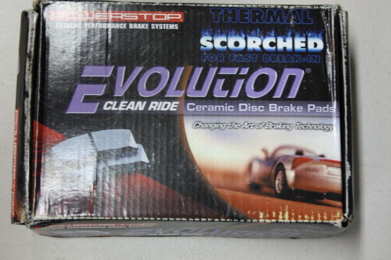 New powerstop evolution clean ride ceramic disc brake pads z16 16-833 td100