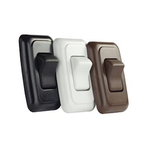 Jr products on/off double switch brown 12145