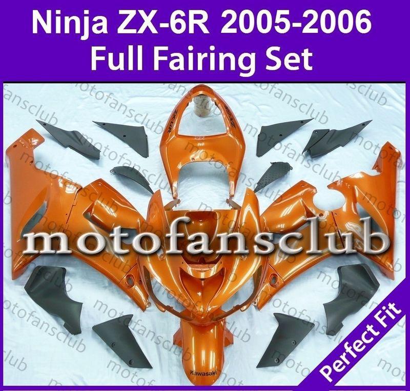 Fit kawasaki 05 06 zx 6r zx 636 ninja 2005 2006 fairing bodywork plastics #37 c