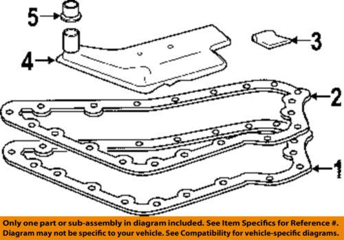 Gm oem 24206182 transmission pan gasket/auto trans oil pan gasket