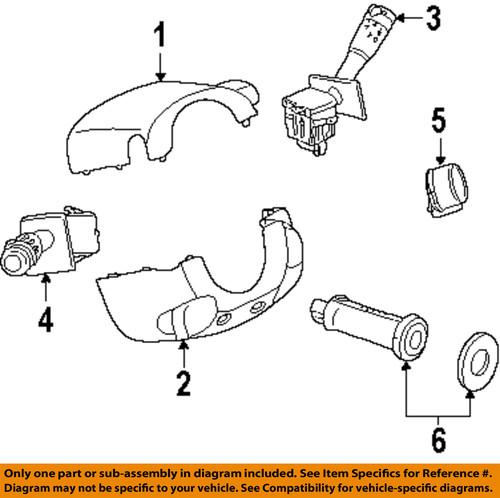 Saturn oem 15841209 switch, ignition lock & tumbler/ignition lock cylinder