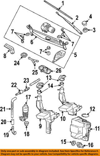 Volkswagen oem 3c1955425d windshield wiper blade/wiper blade