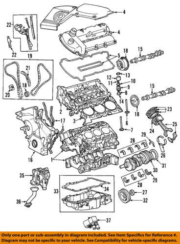 Jaguar oem aj89510 engine crankshaft seal/seal, crankshaft