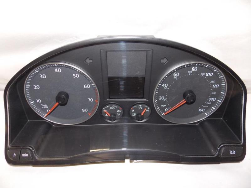 09-12 vw jetta golf 2.5l 81k instrument cluster speedometer 2009 2010 2011 #7184