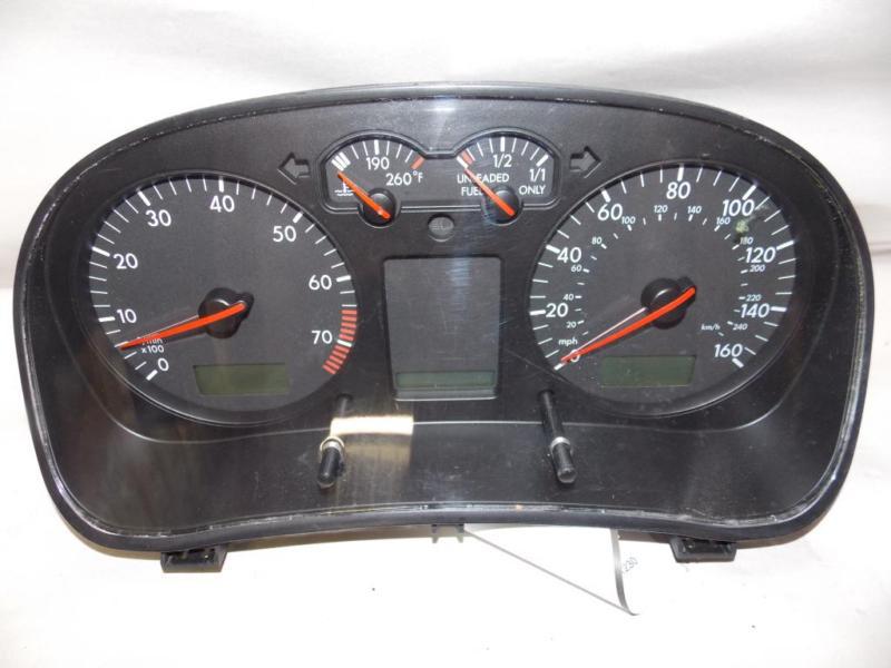 99-99 vw jetta golf 66k instrument cluster speedometer 1999 #6977