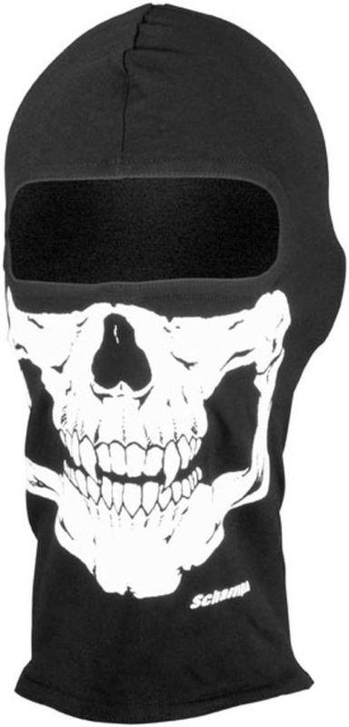 Schampa traditional lightweight skull balaclava adult balaclava,black/white,osfm