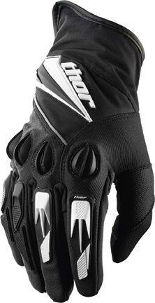 Thor 2012 insulator gloves black motocross medium m