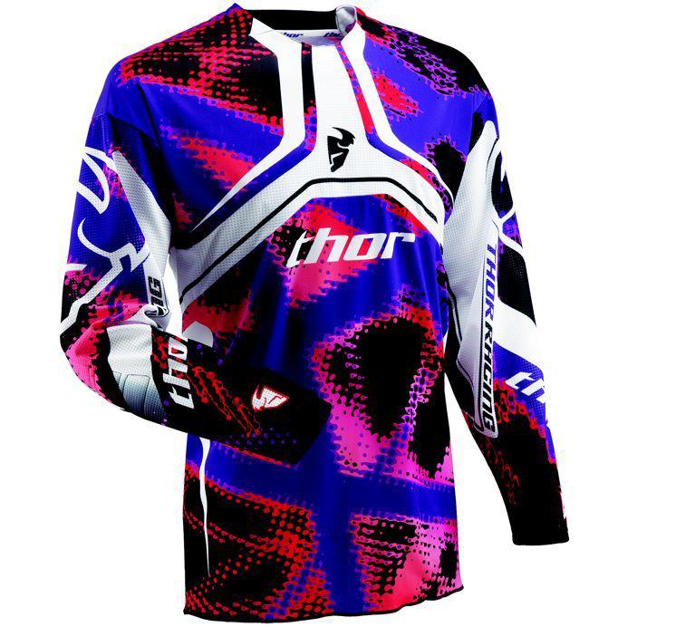 Thor 2013 flux fiber jersey small purple black