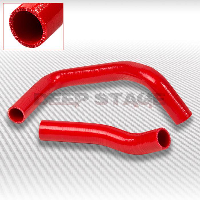 3-ply silicone radiator hose tube high temp 84-87 toyota corolla ae86 4age red