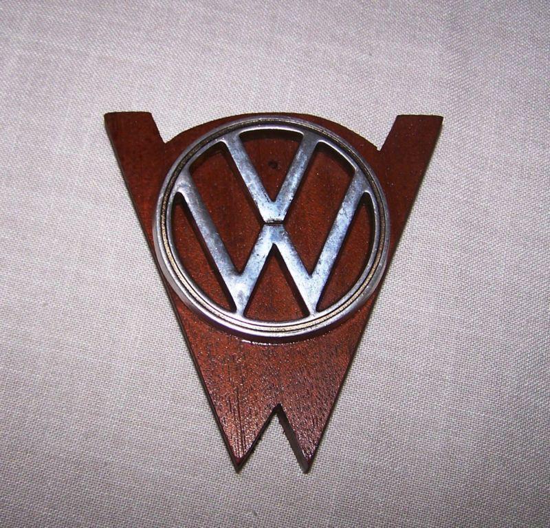 Vw beetle vintage 1960's 3 inch emblem volkswagon exterior trim germany aircool