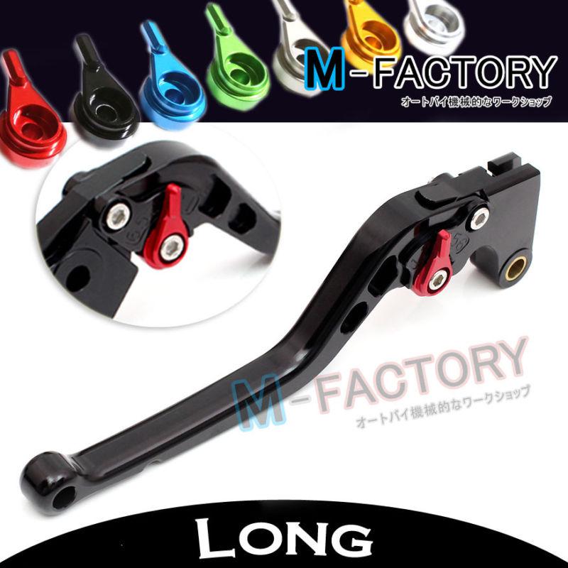 Black long brake clutch levers ducati 1199 panigale / s / tricolor 12 13