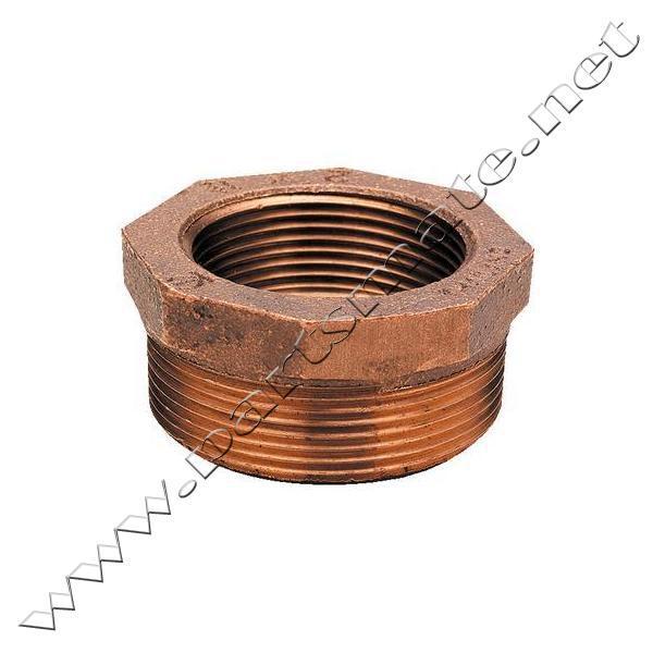 Midland metals 44517 bushing / 1-1/4 x 3/4 brz hex bushing