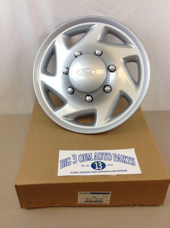 1998-2010 ford econoline sport wheel silver hub cap cover new oem f8uz-1130-aa