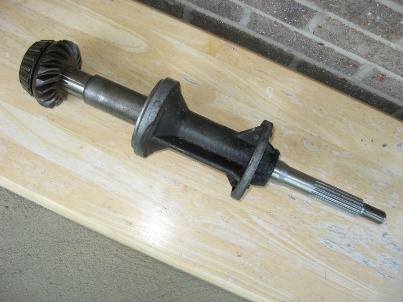 Mercruiser trs prop shaft w/ bearing carrier & drive gear 44-92327t1 66663a1 