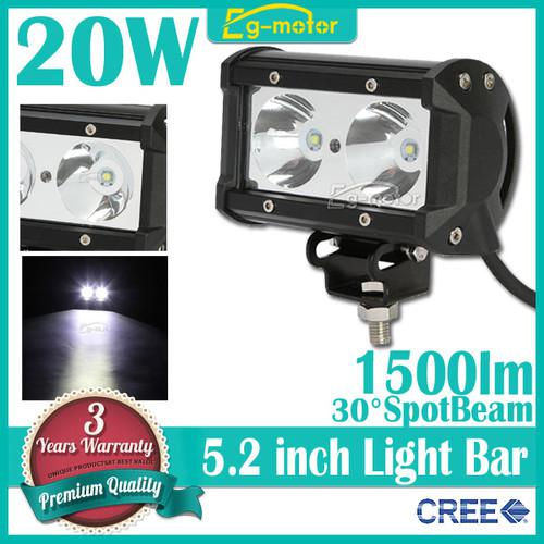 20w 2x10w cree led spot beam work light offroad lamp car truck boat suv 4x4 4wd