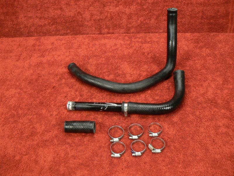 L&r oem radiator hoses *nice! 04-05 zx10 ninja zx10r hose w/pipe left/right 