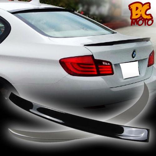 Painted bmw f10 sedan rear 3d roof & boot trunk spoiler p performance type ▼