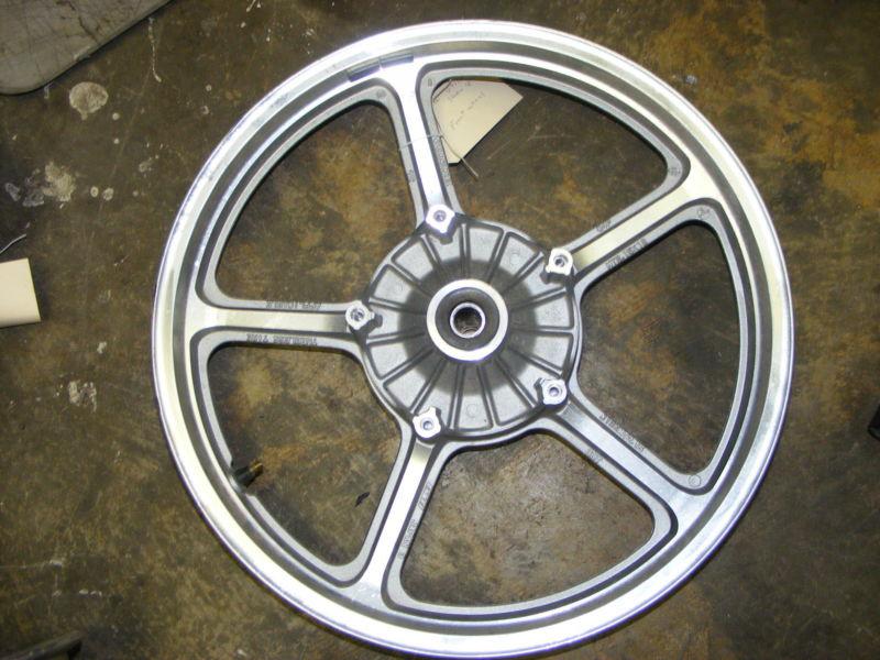 02 honda vt110c shadow front wheel