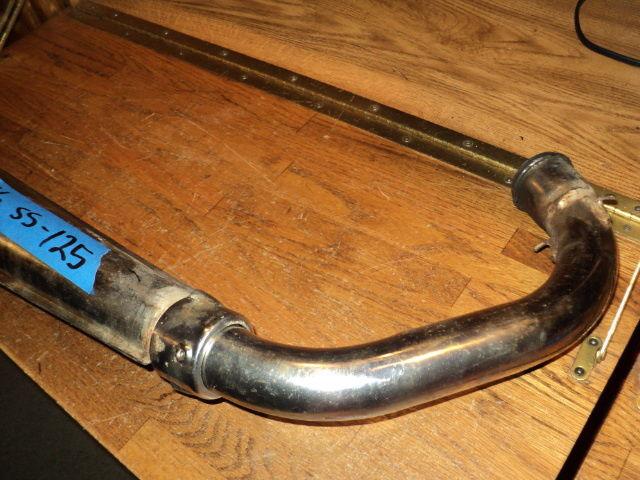 1976 harley  aermacchi  ss-125cc   exhaust pipe      amf  