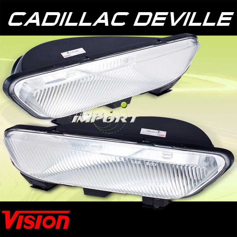 Cadillac 00-05 deville replacement clear side corner marker signal lights pair