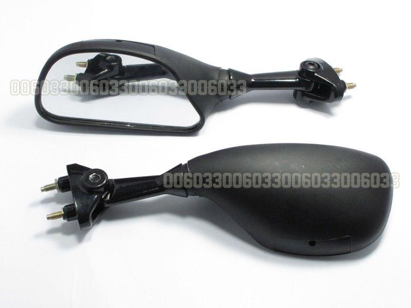 Black rear side mirror for kawasaki zx6r 636 2003 2004 #18