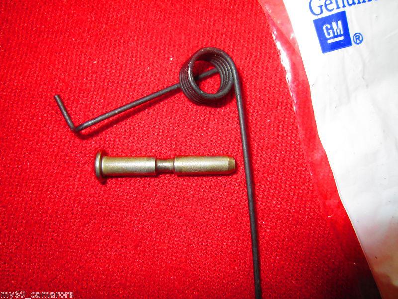 Nos gm gas pedal pin & pull back spring 1967-1972 & others ! change now !!