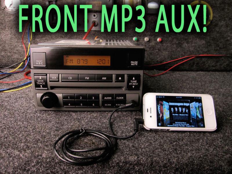 Nissan altima cd disc player stereo radio 05 06 mp3 ipod sat xm aux input gray