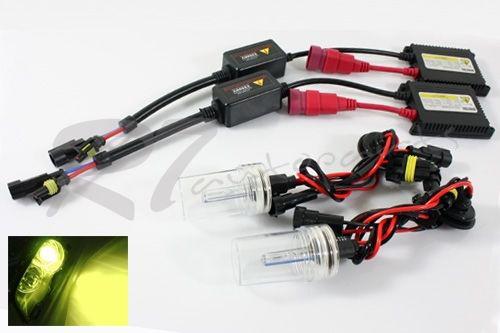 880/881/894/899 3000k yellow ac slim ballasts xenon hid fog light conversion kit