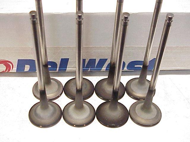 7mm del west titanium exhaust valves 5.750-1.630 nascar 