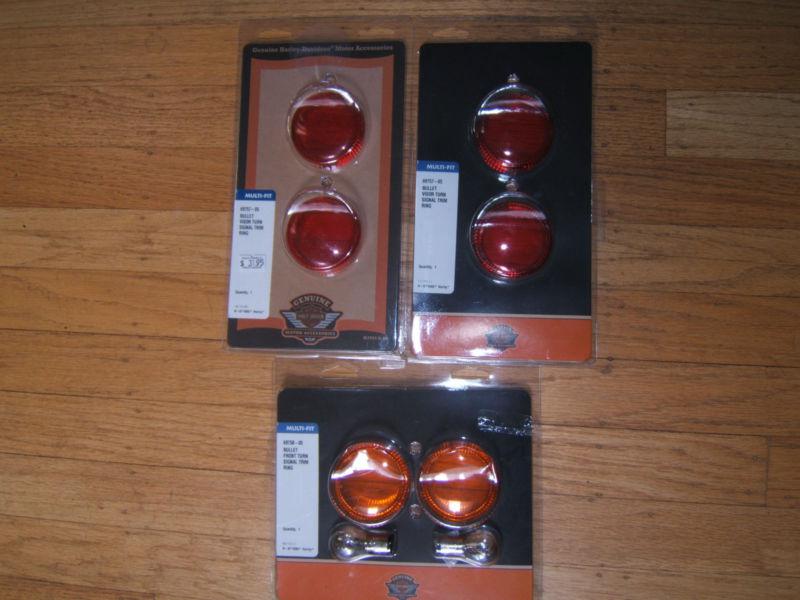 Harley davidson turn signal/brake lenses