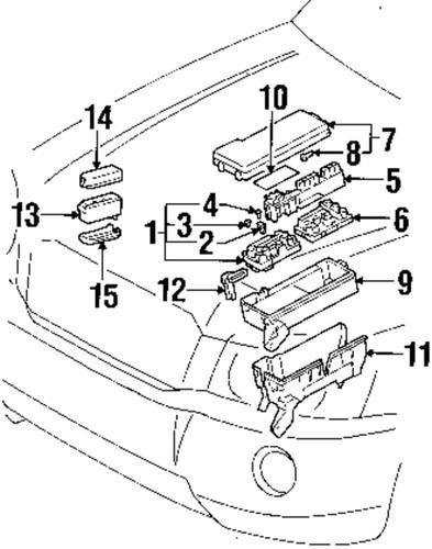 Toyota oem 8282420140 electrical-pin