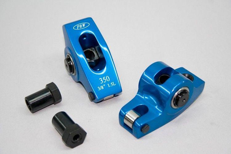 Prw chevy 262-400 vortec aluminum roller rocker arm 1.6 x 3/8" narrow body