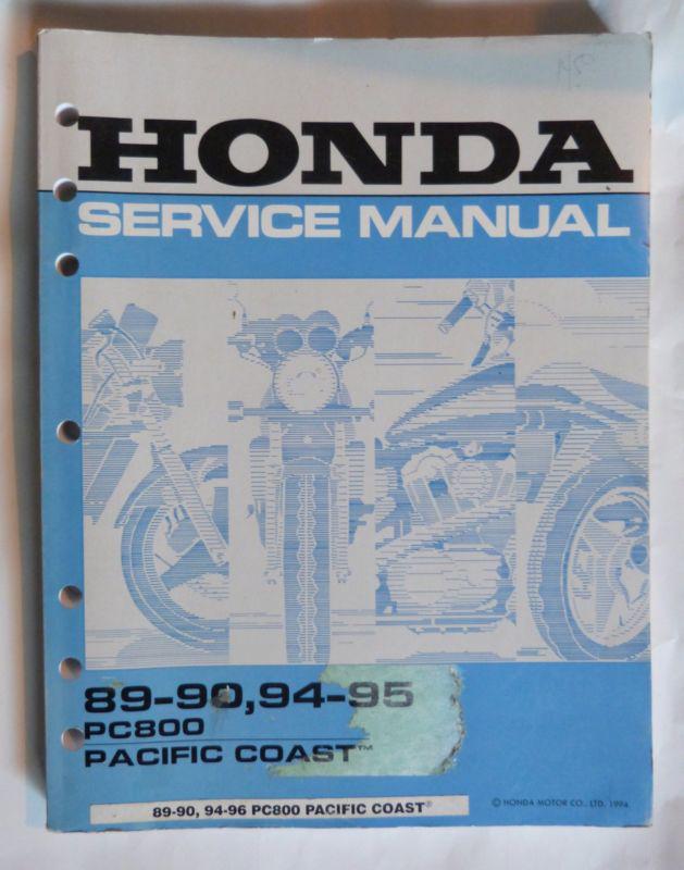 Honda pc800 pacific coast factory service manual 89-90 94-95 oem  1994