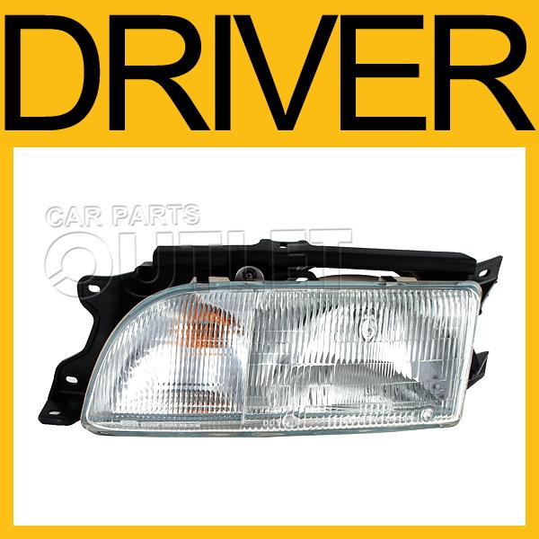 Left head light lamp assembly for 89-91 hyundai sonata driver side