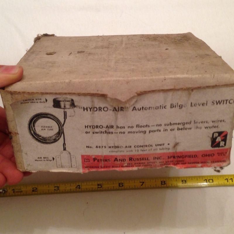 Peters russell hydro air automatic level bilge pump switch part 4875 new boat