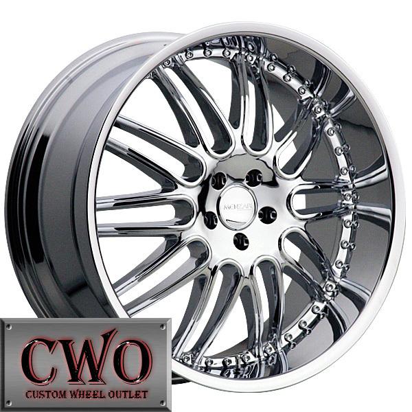 22 chrome menzari noire wheels rims 5x120 5 lug bmw 5 6 7 8 series s10 blazer