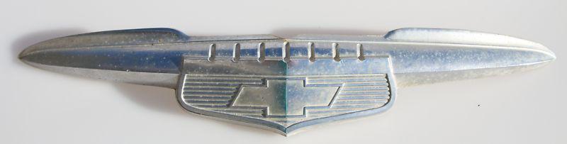 Vintage chevrolet hood emblem / ornament, 1951,1952? 