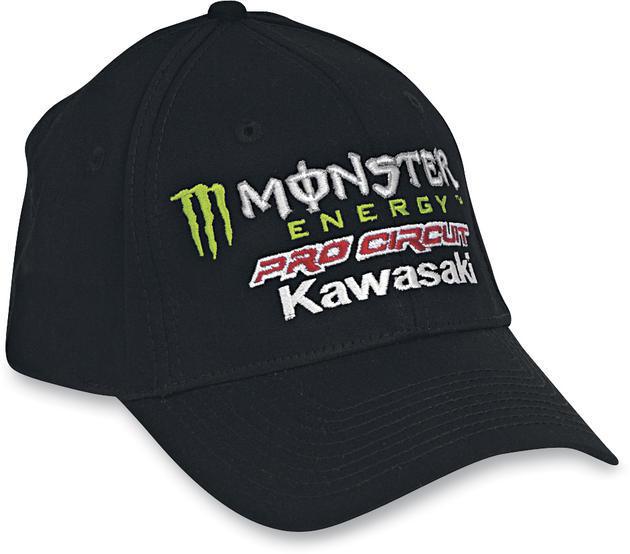 Pro circuit monster flexfit hat black small/medium